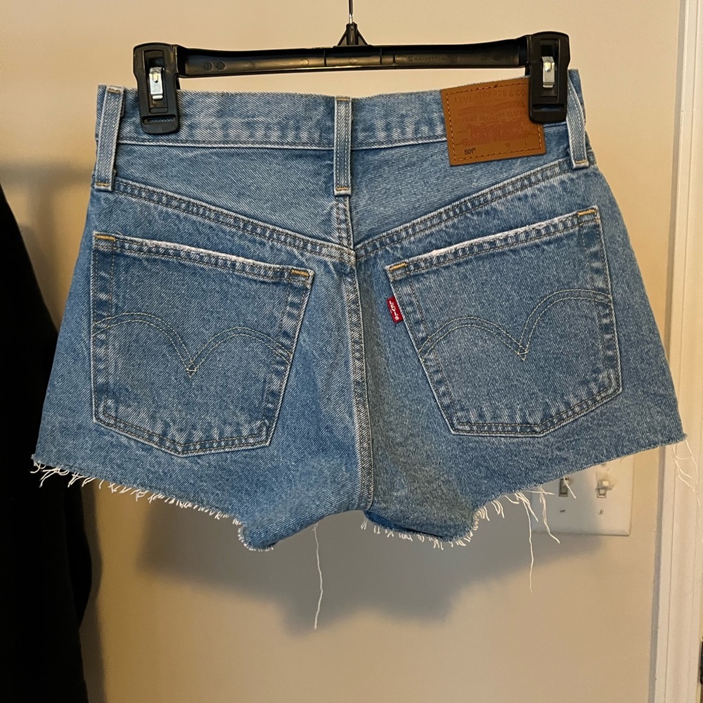 levi's 501 original denim cutoff shorts